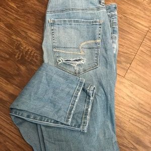 American Eagle Ripped Skinny Jeans